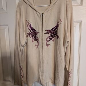 Harley-Davidson Cream Hoodie with Black Label
